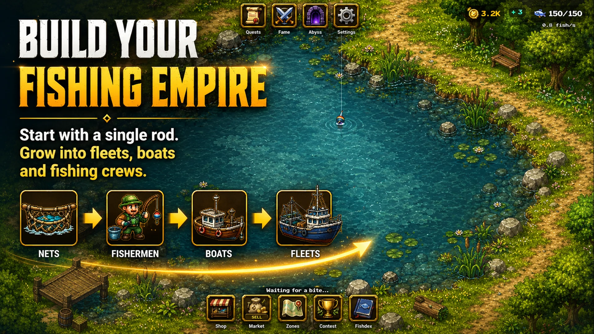 Patient Angler - Idle fishing screenshot