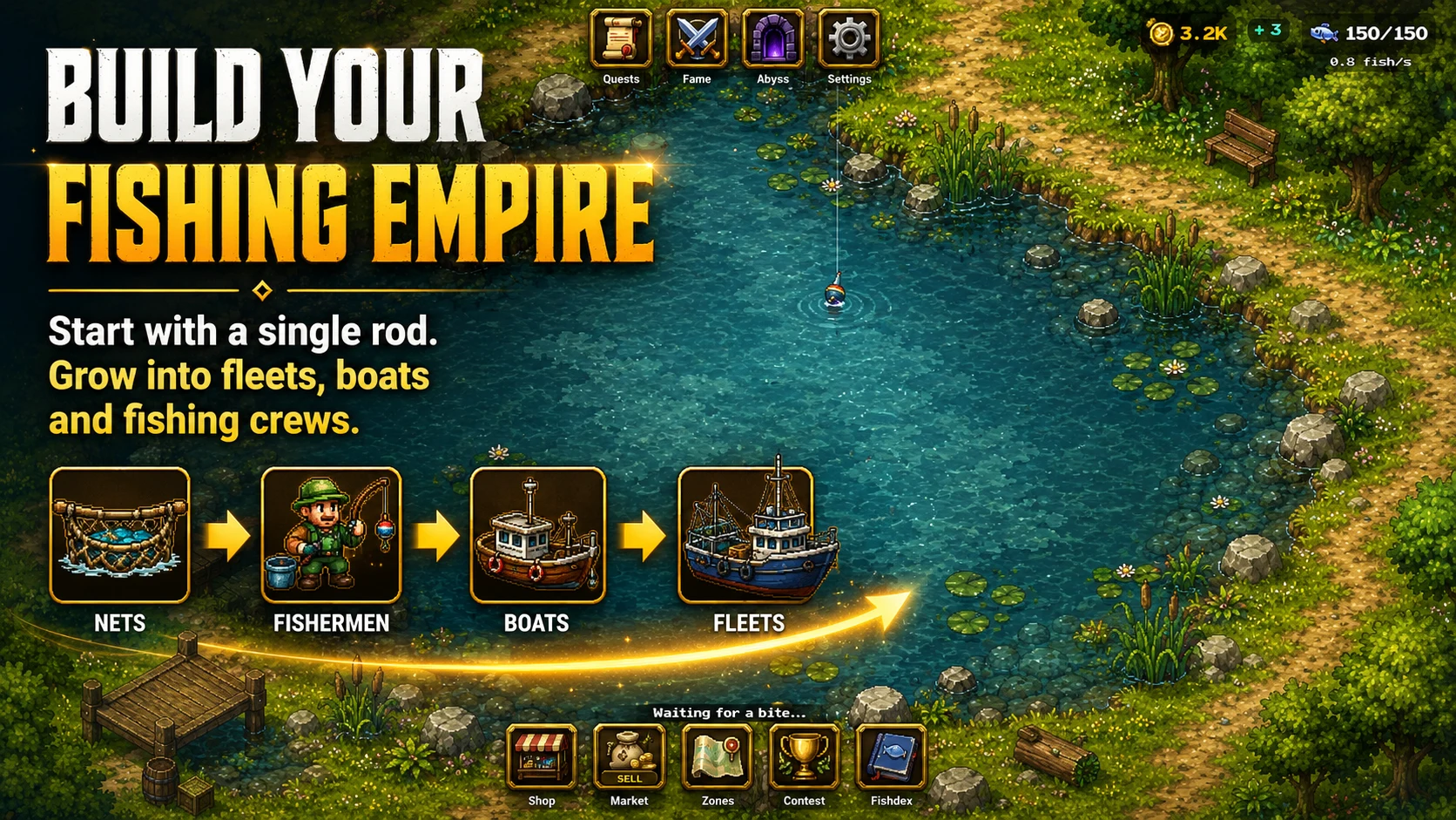 Patient Angler - Idle fishing screenshot
