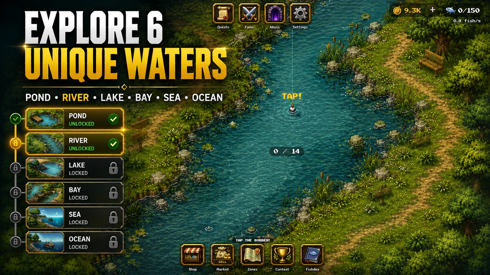 Patient Angler - Idle fishing screenshot
