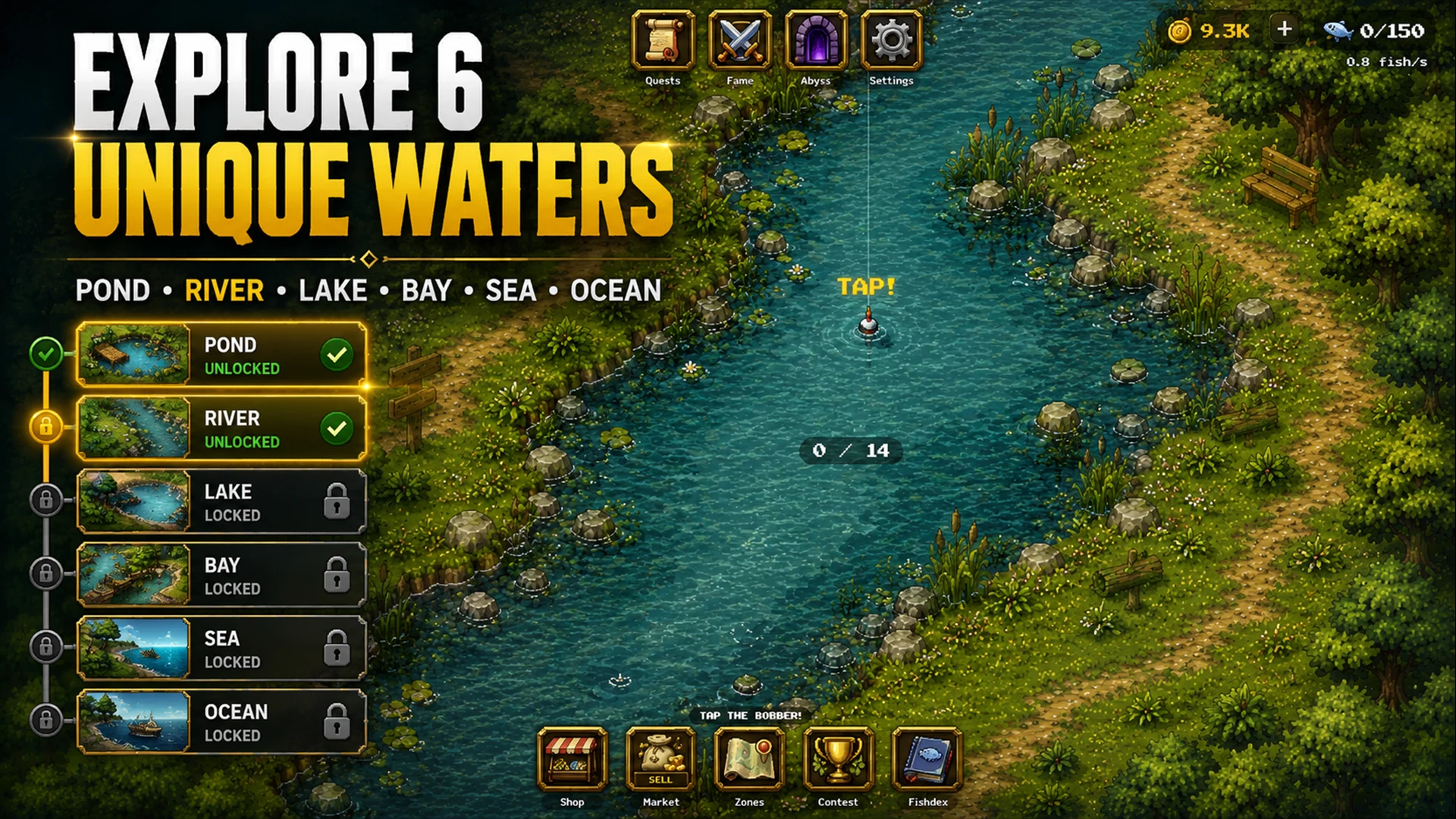 Patient Angler - Idle fishing screenshot