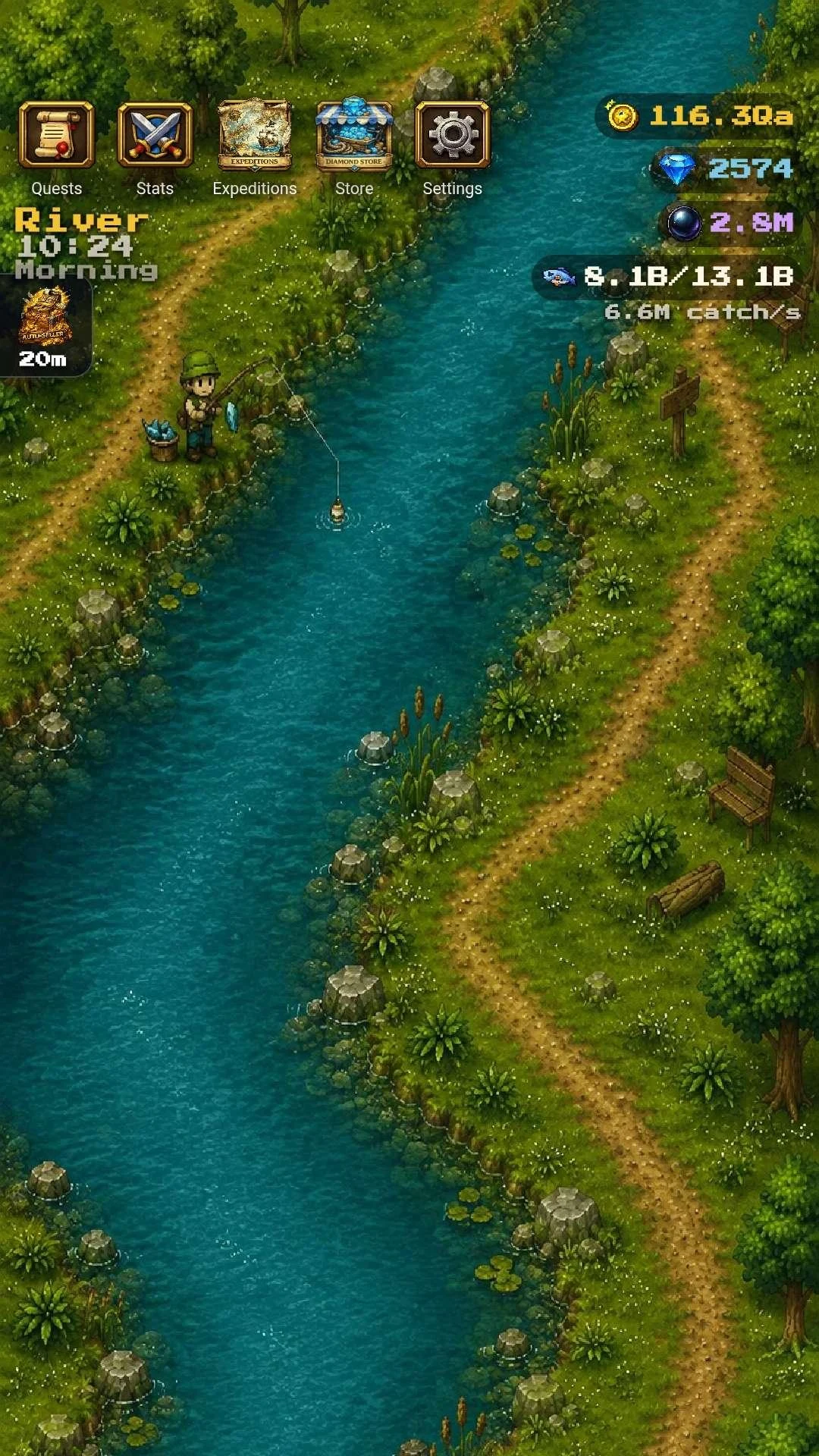 Patient Angler - Idle fishing screenshot