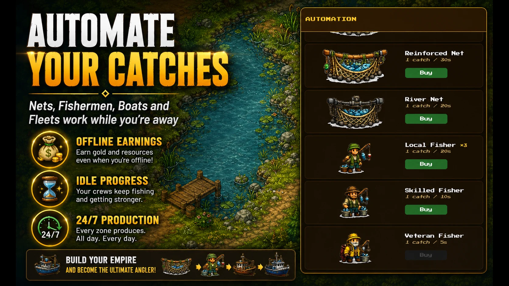 Patient Angler - Idle fishing screenshot